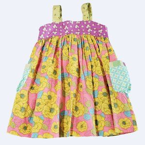 Matilda Jane Girls It's A Wonderful Parade Purple Butterfly Lulu Dress 6